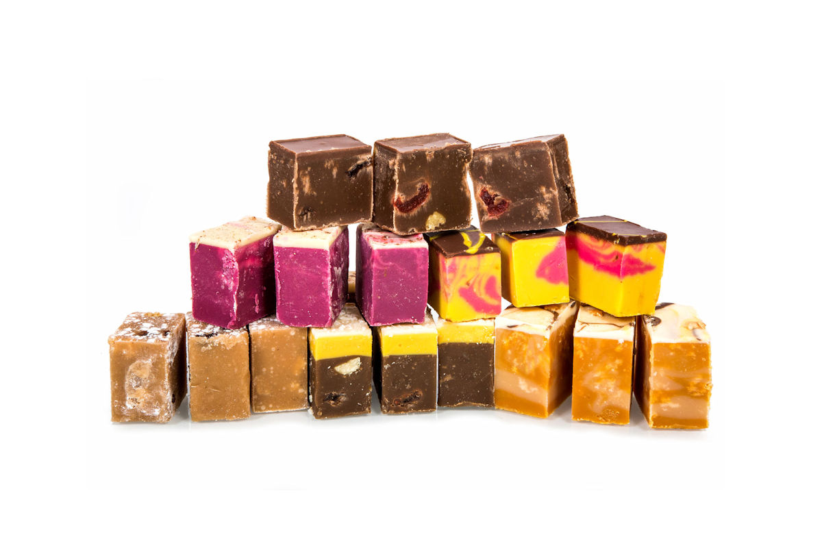 We make fudge cubes