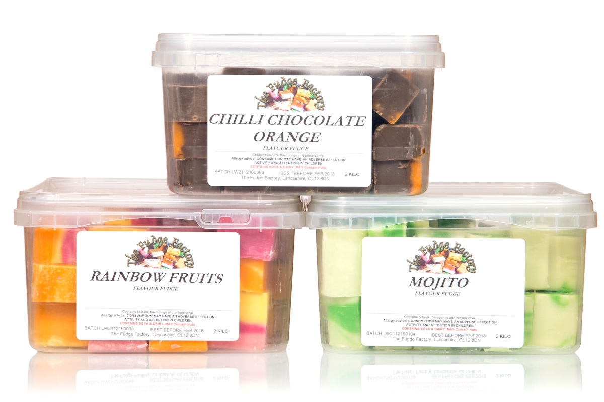 Wholesale fudge tubs.